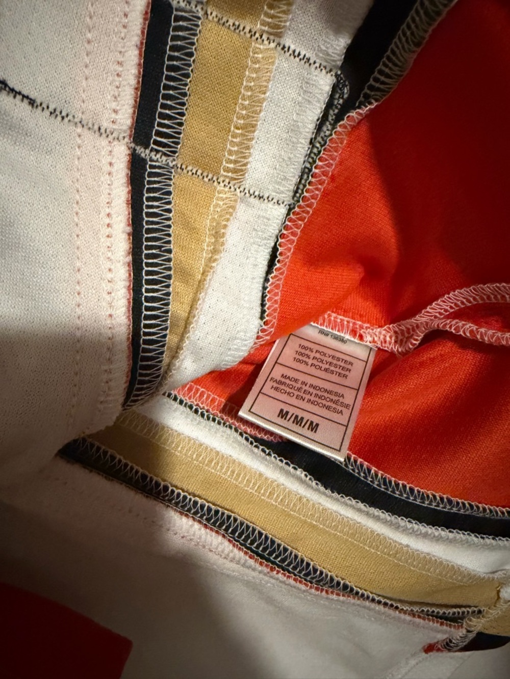 Authentic Fanatics White/Gold/Orange/Black Anaheim Ducks Alternate Jersey Detail - Picture 3 of 3